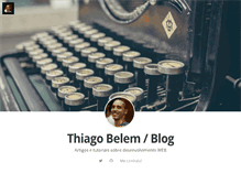 Tablet Screenshot of blog.thiagobelem.net